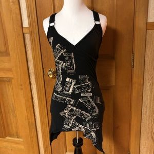 Vintage lip service rock show top